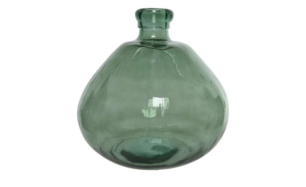 Vase ¦ grün ¦ Glas  Ø: 33 Dekoration > Vasen - Höffner