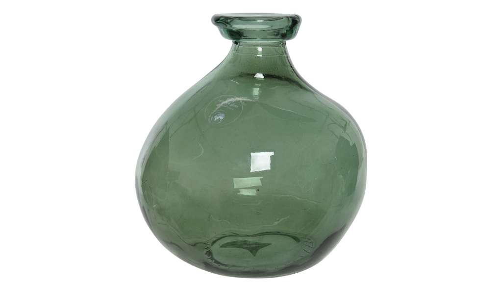 Vase ¦ grün ¦ Glas  Ø: 16 Dekoration > Vasen - Höffner