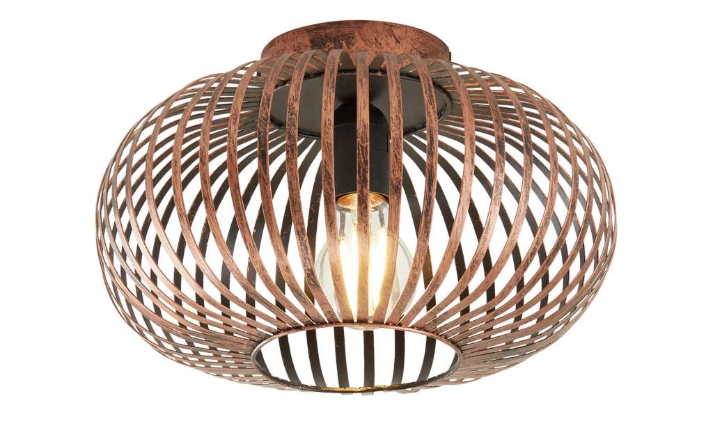 Trio Deckenleuchte, 1-flammig, kupferfarben ´klein´ ¦ kupfer Ø: 30 Lampen & Leuchten > Innenleuchten > Deckenleuchten - Höffner