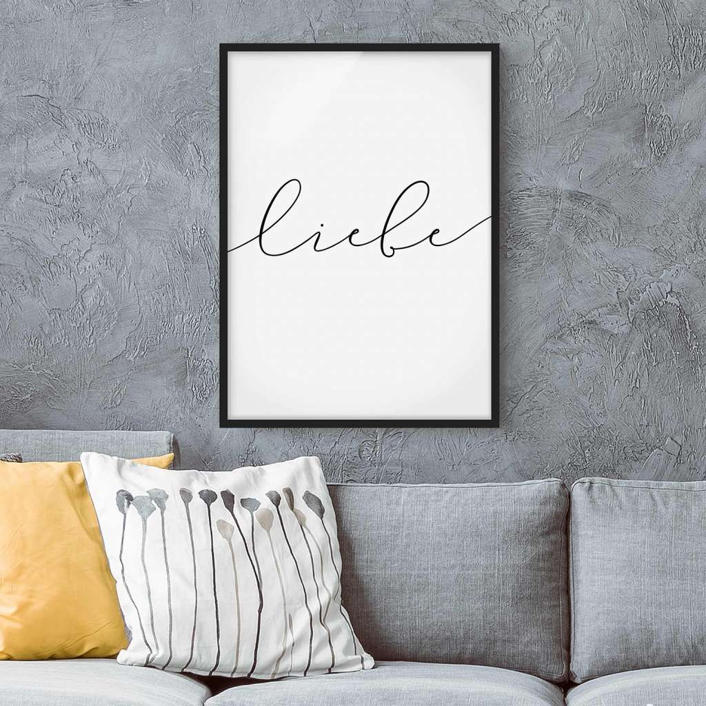 home24 Bild Liebe Kalligraphie