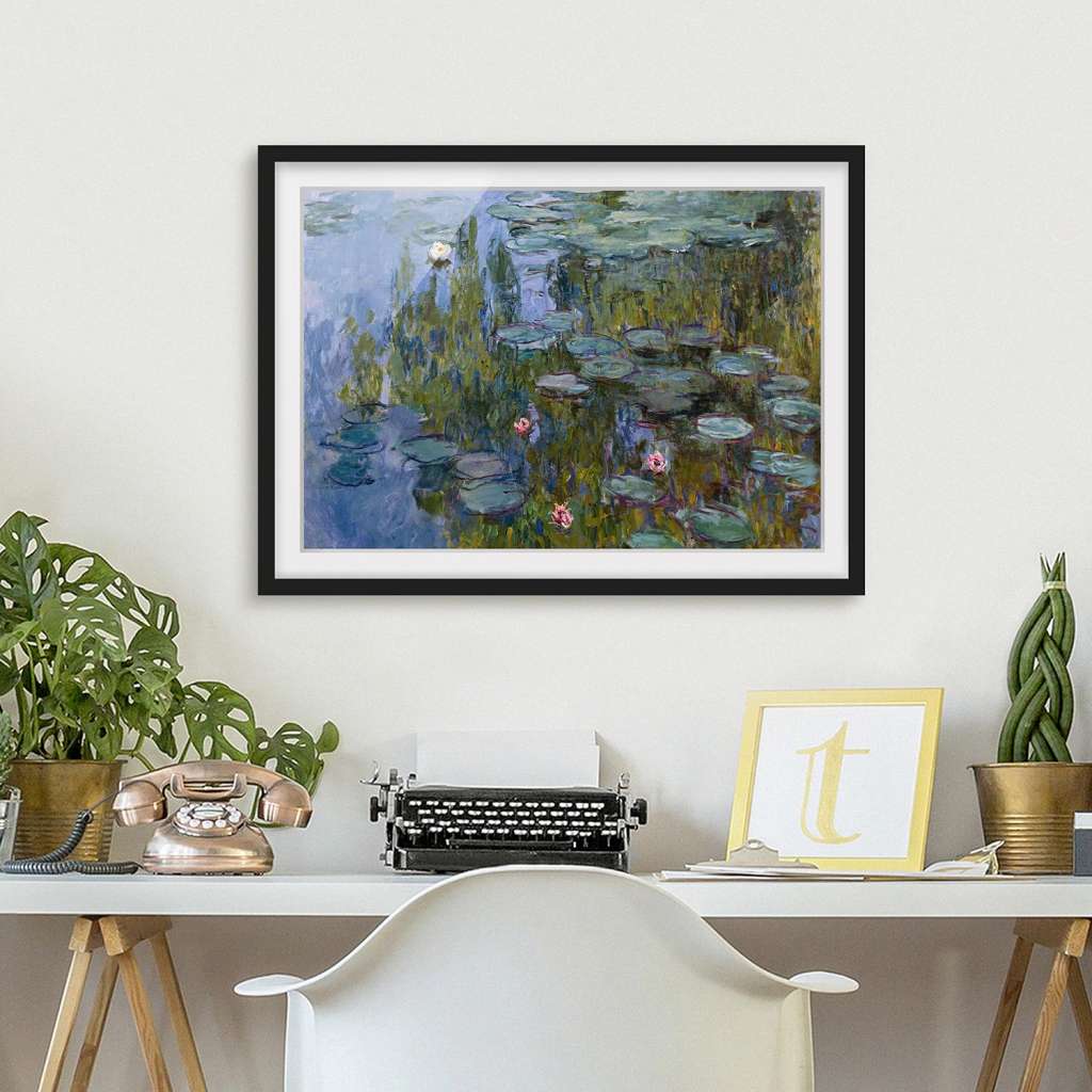 home24 Bild Claude Monet Seerosen Nympheas II