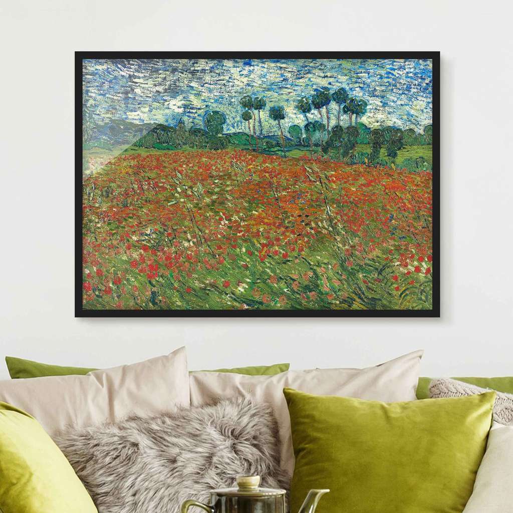 home24 Bild Vincent van Gogh Mohnfeld I