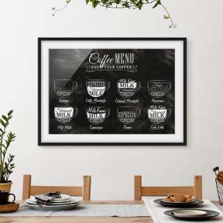 home24 Bild Kaffeesorten Kreidetafel II