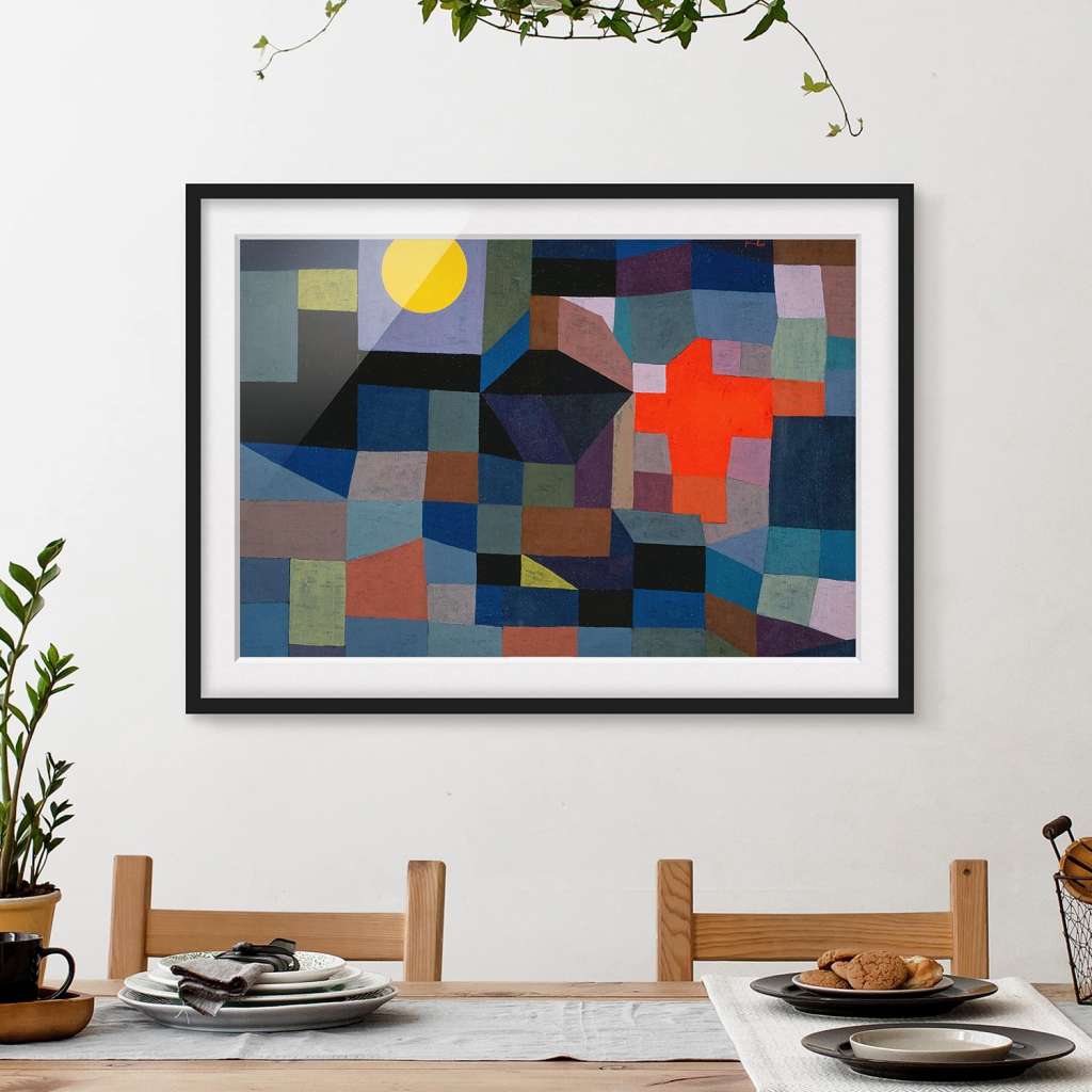 home24 Bild Paul Klee Feuer bei Vollmond II