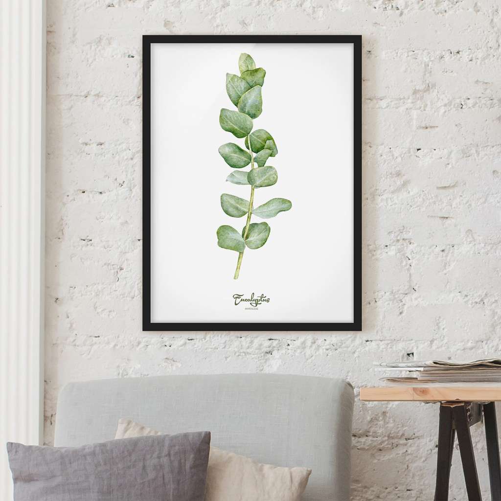 home24 Bild Aquarell Botanik Eukalyptus