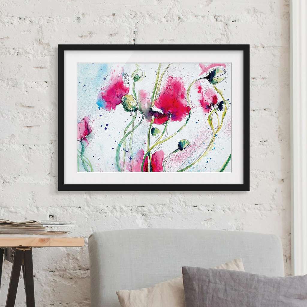 home24 Bild Painted Poppies II