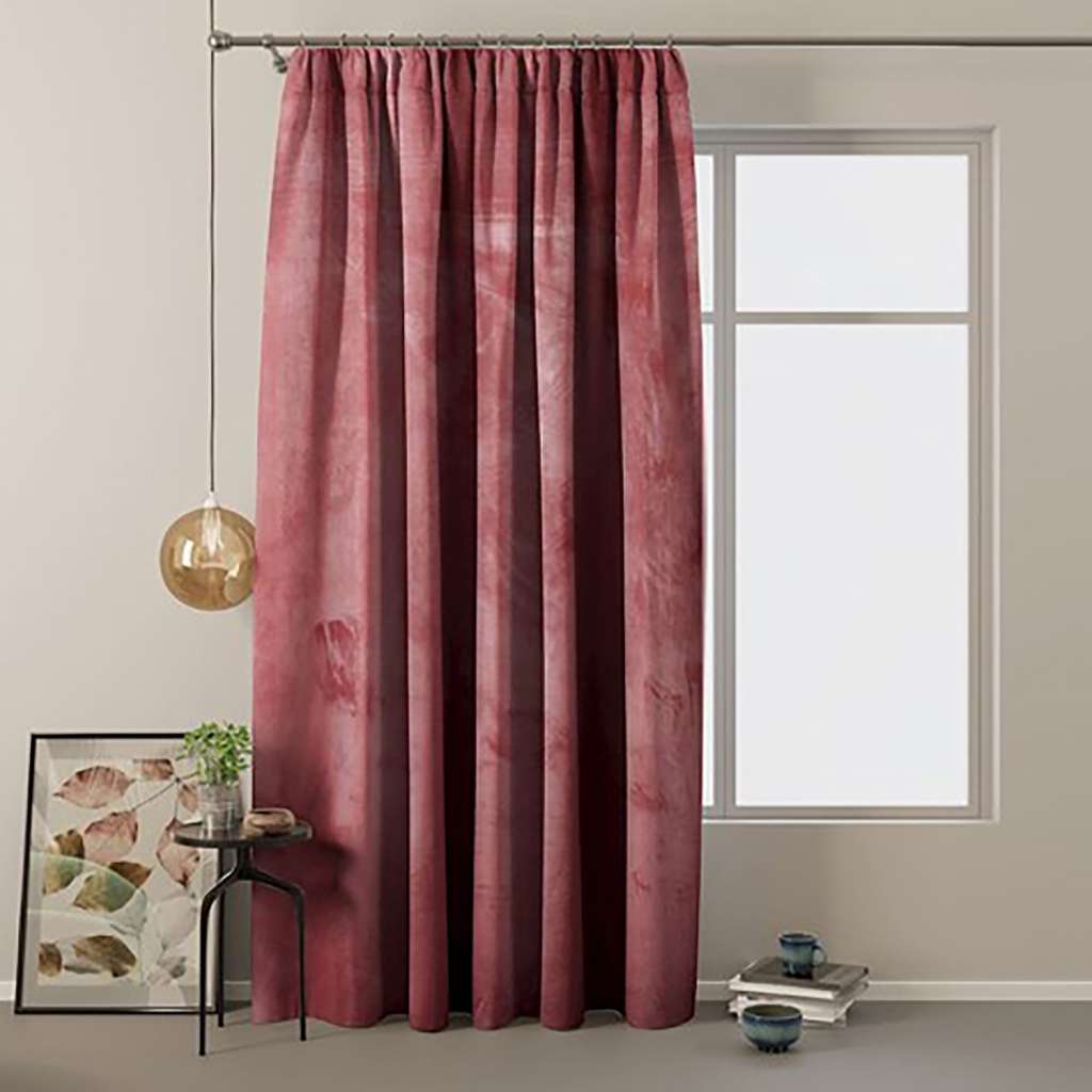 home24 Vorhang mit Kräuselband Velvet