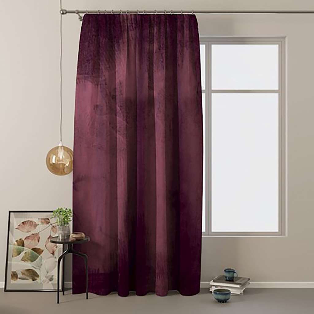 home24 Vorhang mit Kräuselband Velvet