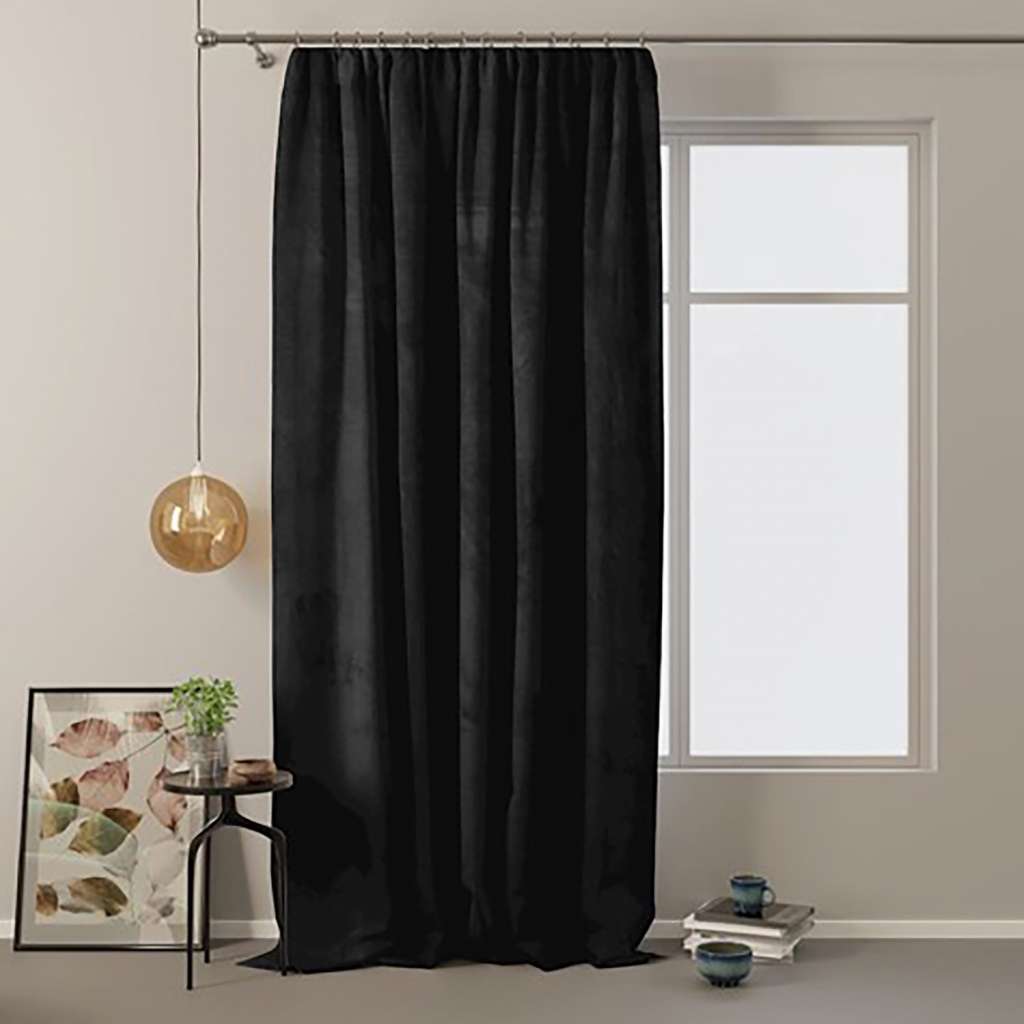 home24 Vorhang mit Kräuselband Velvet