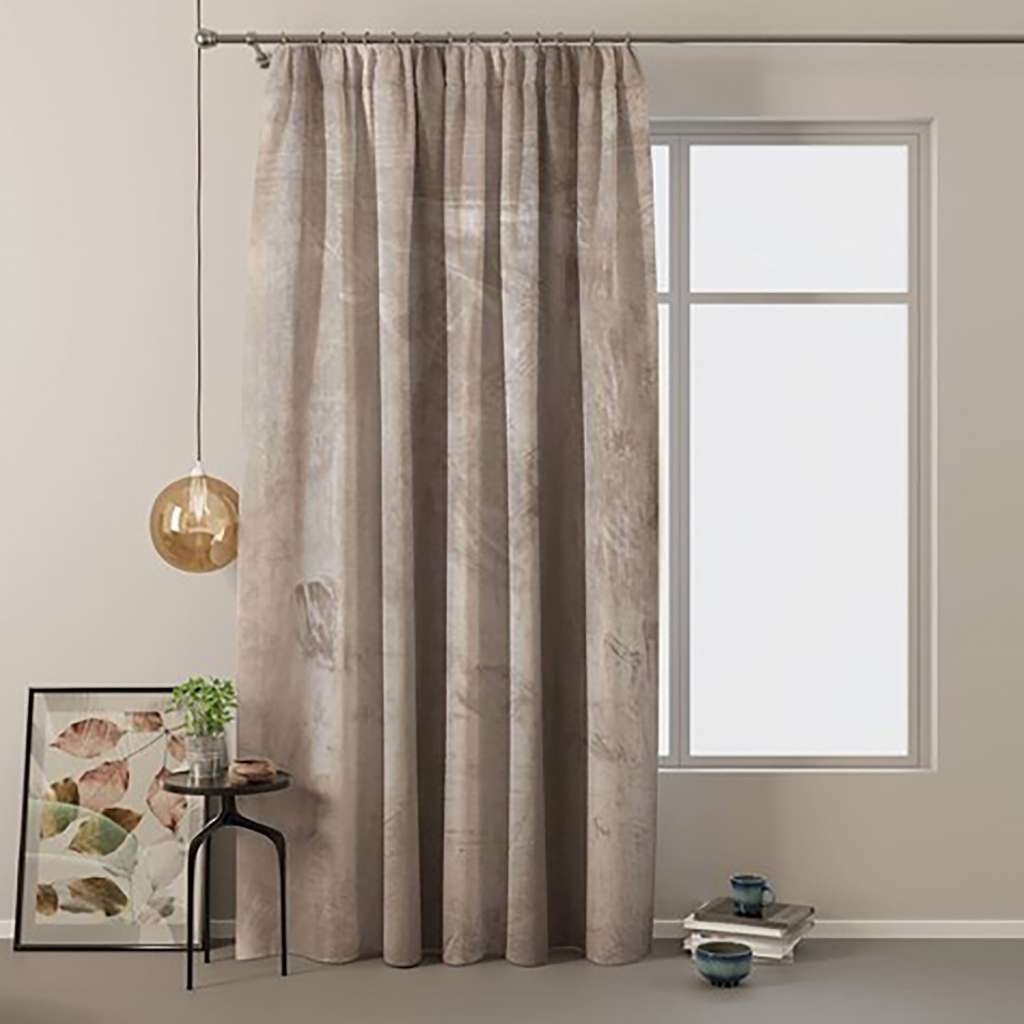 home24 Vorhang mit Kräuselband Velvet