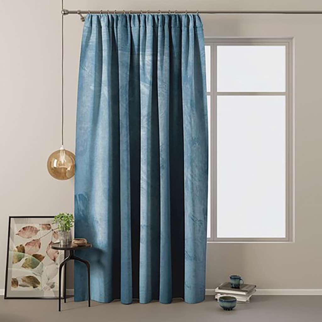 home24 Vorhang mit Kräuselband Velvet