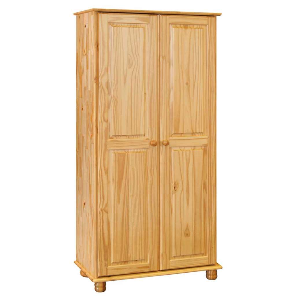 Kieferschrank massiv im Landhausstil 2 türig
