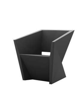 Vondom - FAZ Armlehnenstuhl - anthrazit - outdoor