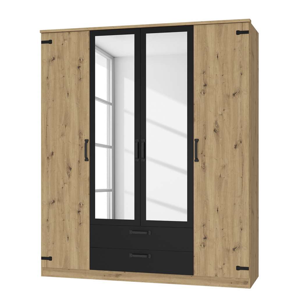 home24 Drehtürenschrank Updon