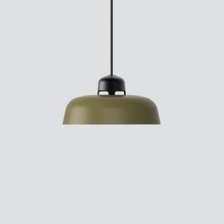 Wästberg - Dalston w162 Pendelleuchte - 30 x 15 cm - LED schwarz - oliv/gelb - indoor