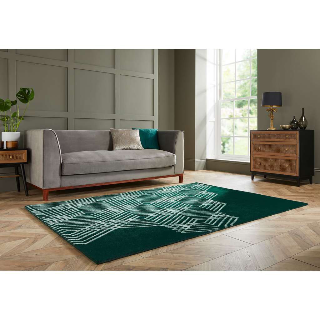 home24 Wollteppich Diamonds