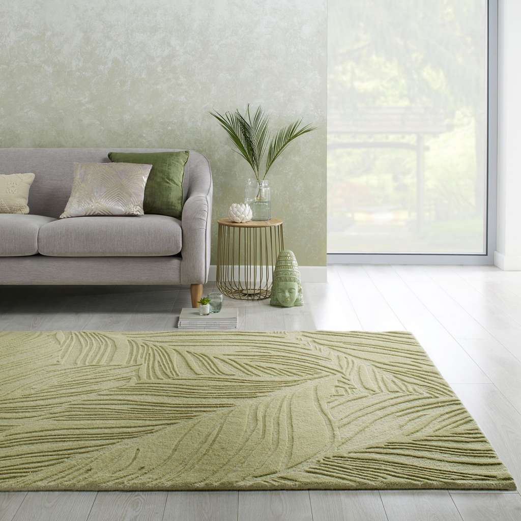 home24 Wollteppich Lino Leaf