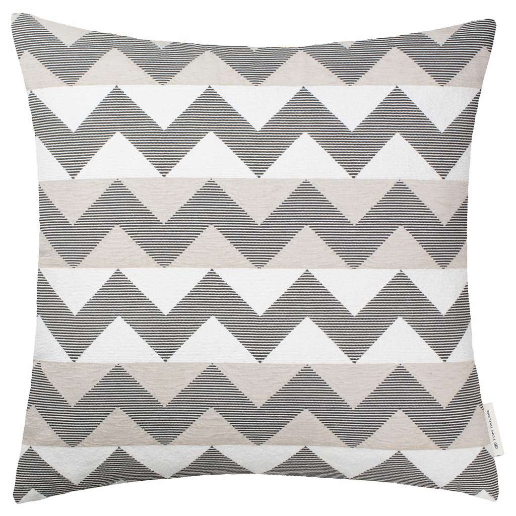 home24 Kissenbezug Colourblock Zag