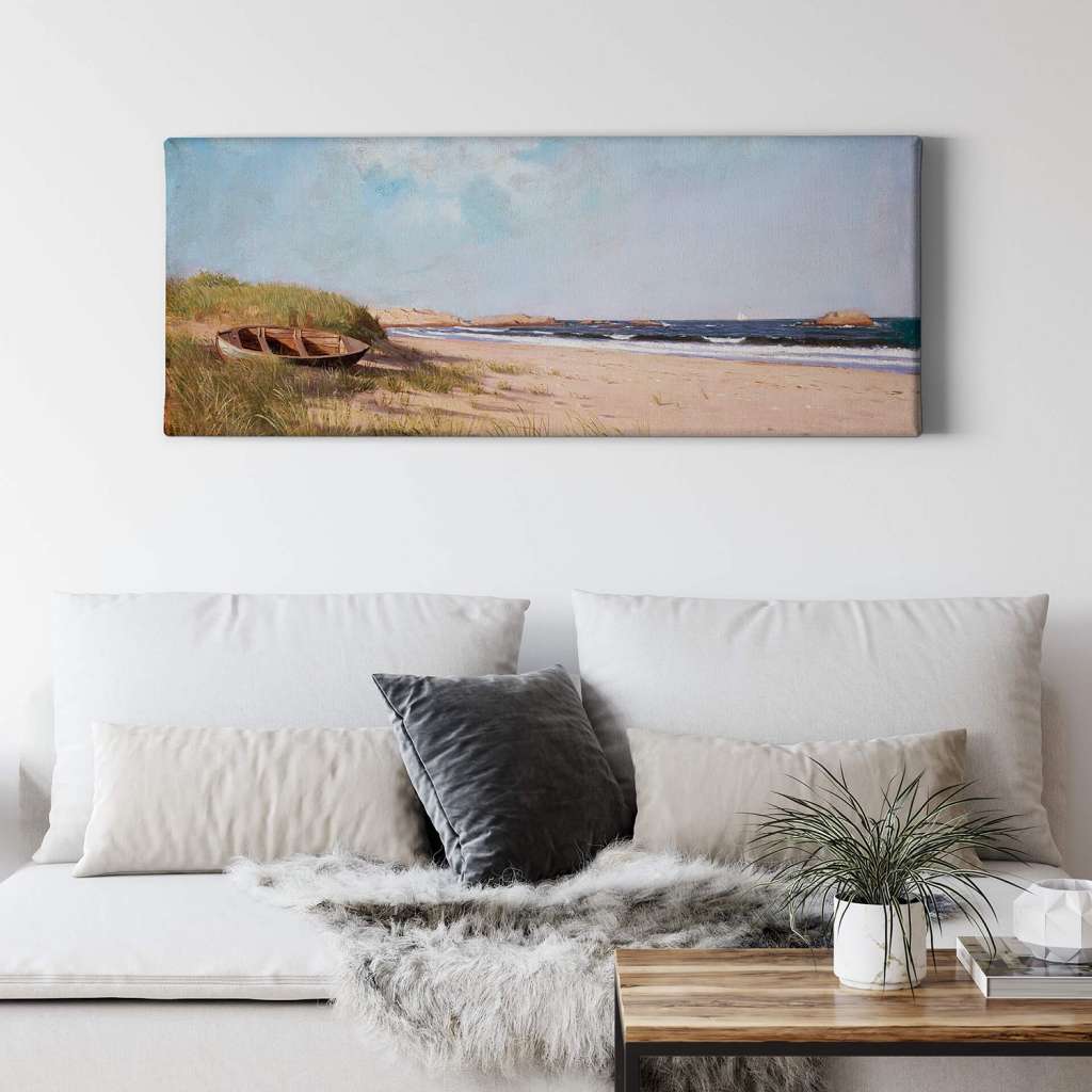 home24 Leinwandbild Strand Meer On the Beach