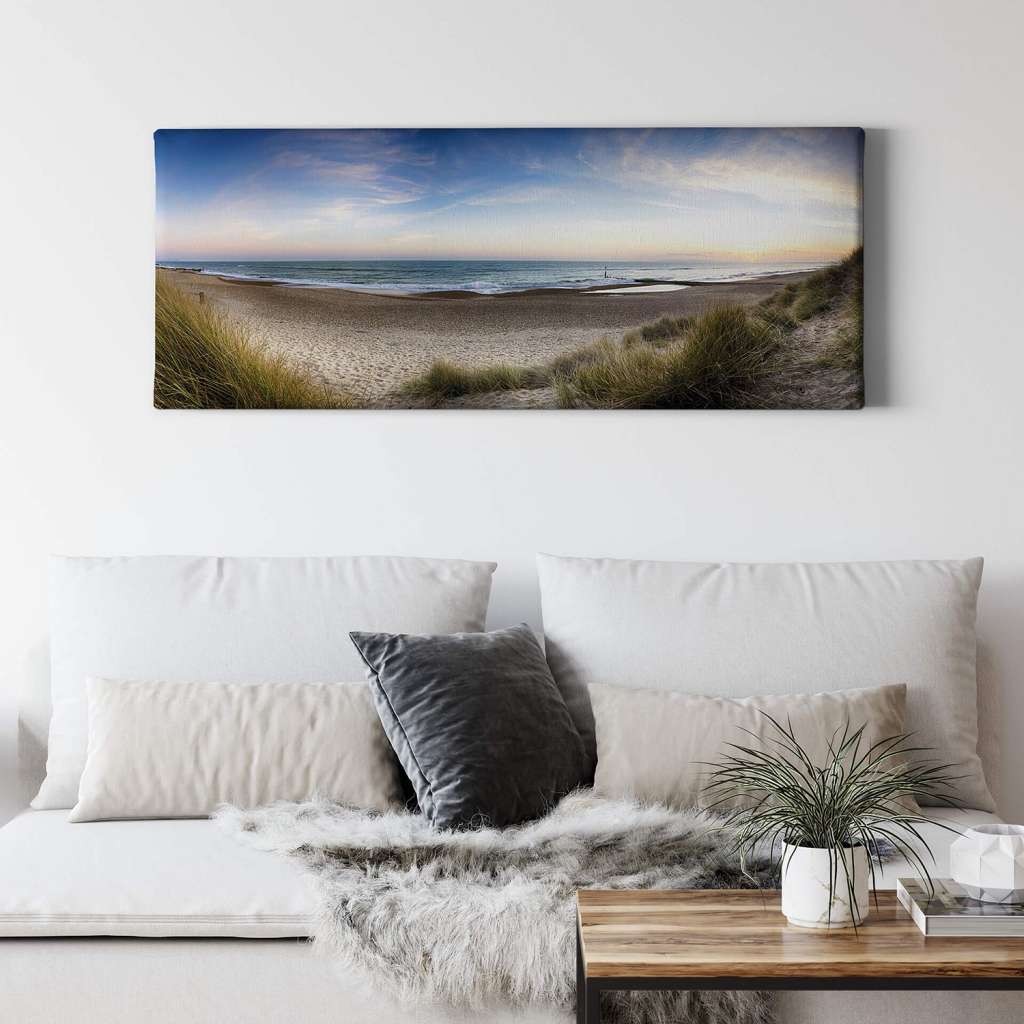 home24 Leinwandbild Natur Beach Panorama