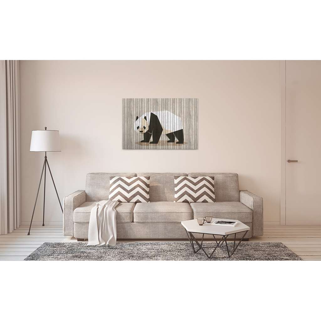 home24 Leinwandbild Panda Born To Be Wild