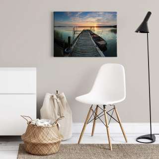 home24 Wandbild Sunset Lake