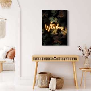 home24 Leinwandbild Wild Thing Gold