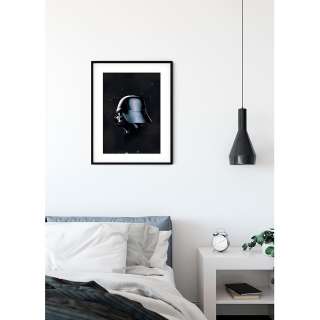 home24 Wandbild Star Wars Helmets Vader