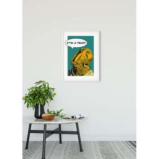 home24 Wandbild Star Wars Comic Quote Ackbar