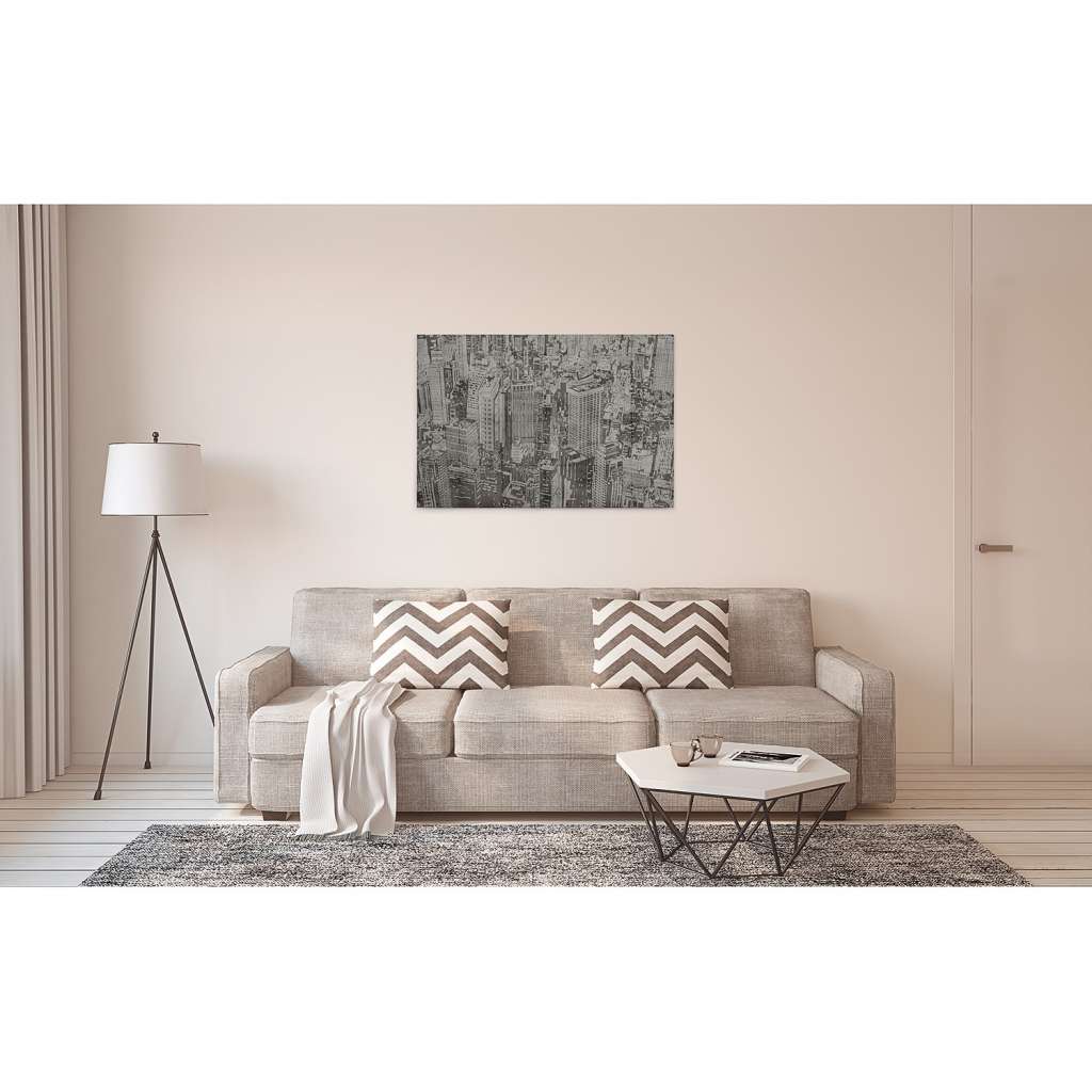 home24 Leinwandbild Stadt Downtown