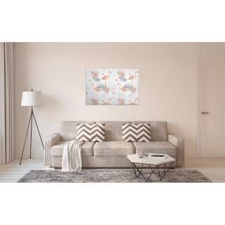 home24 Wandbild Flamingos Tropical Vibes