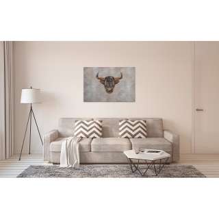 home24 Leinwandbild Stier Big Three