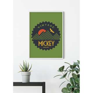 home24 Wandbild Mickey Mouse Vintage