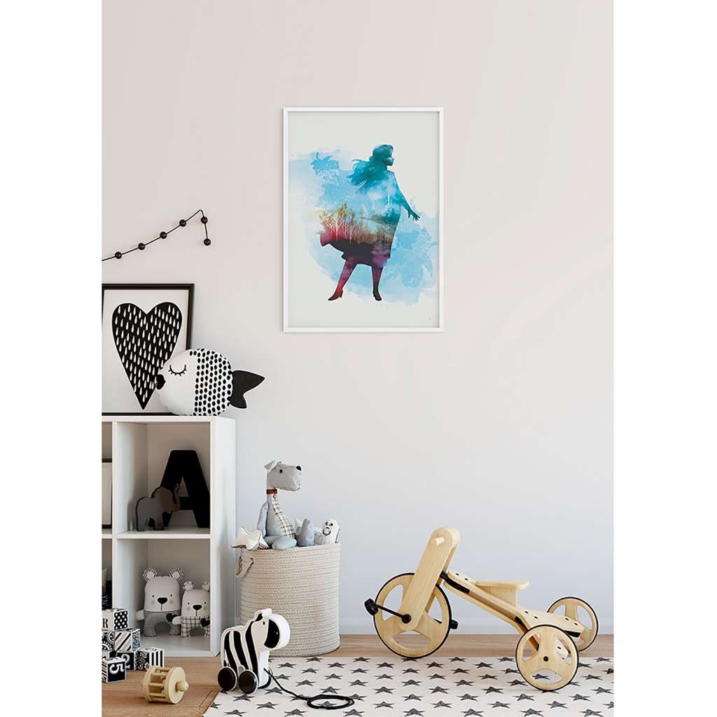 home24 Wandbild Frozen Anna Aquarell