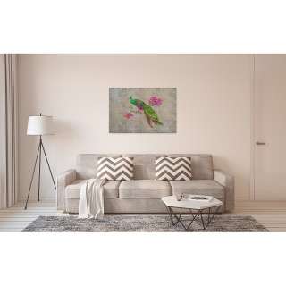 home24 Leinwandbild Strauß Peacock