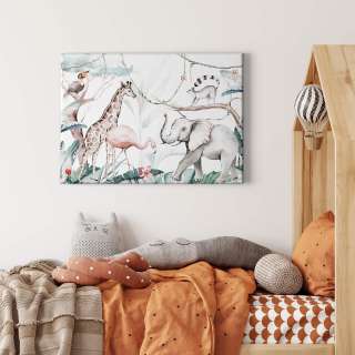 home24 Leinwandbild Animals Jungle