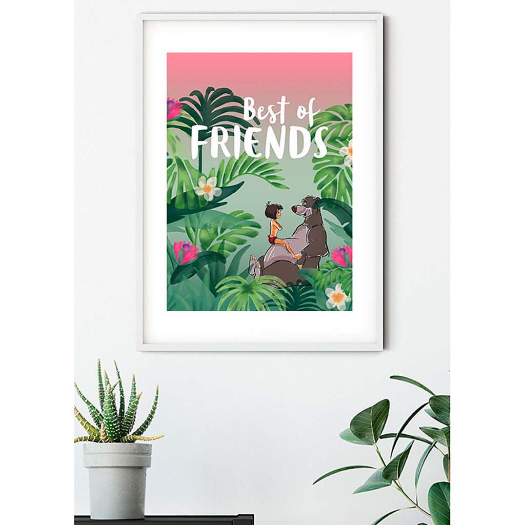 home24 Wandbild Jungle Book Best of Friends