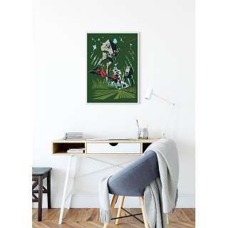 home24 Wandbild Star Wars Vector Endor