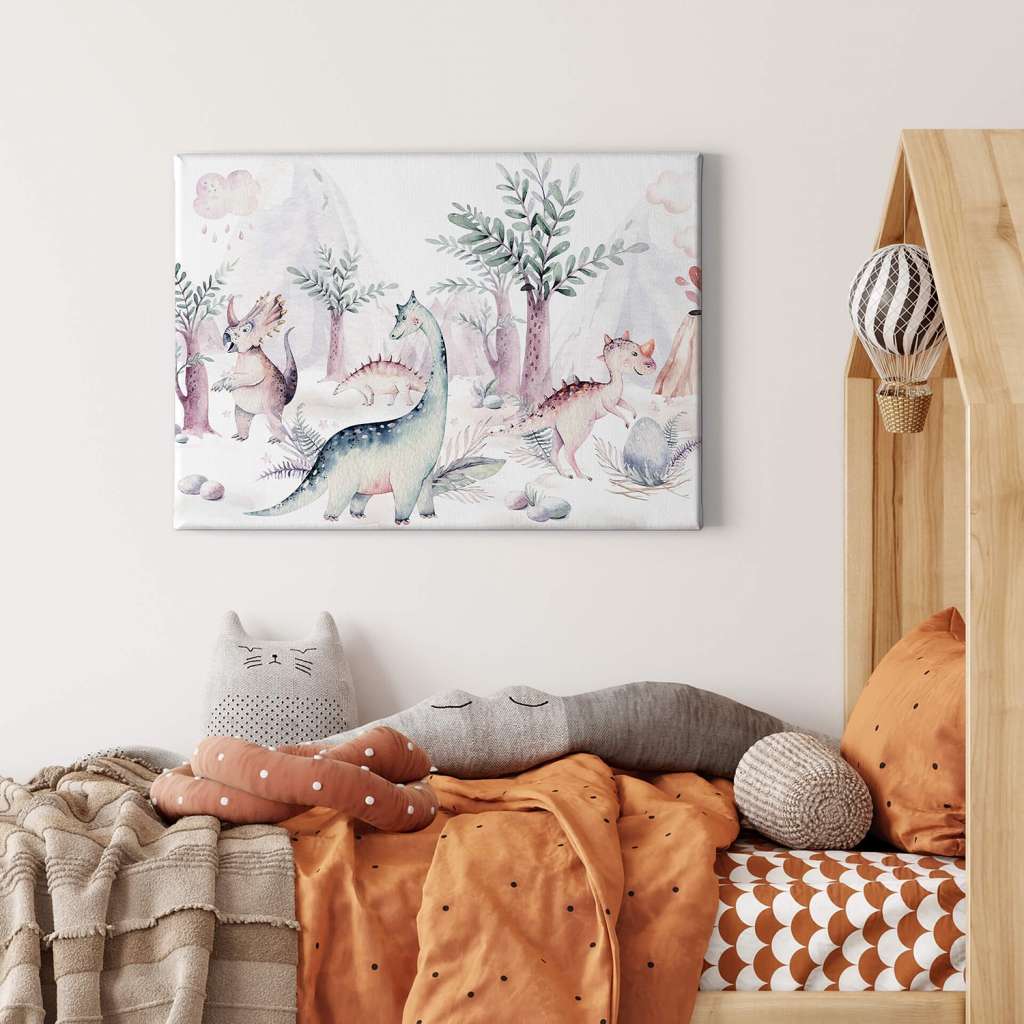 home24 Wandbild Dinosaurs World