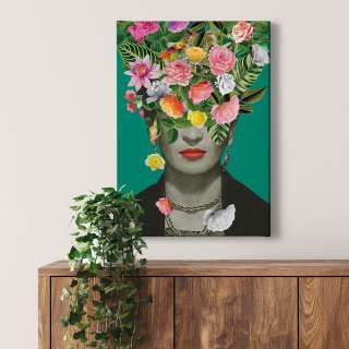 home24 Leinwandbild Frida Floral