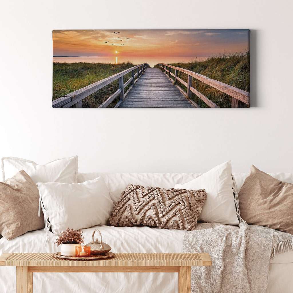 home24 Leinwandbild Natur North Sea Dunes