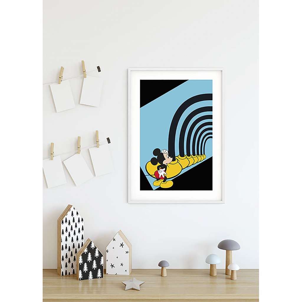 home24 Wandbild Mickey Mouse Foot Tunnel