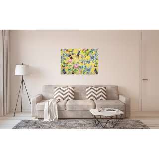 home24 Leinwandbild Blumen Exotic Mosaic