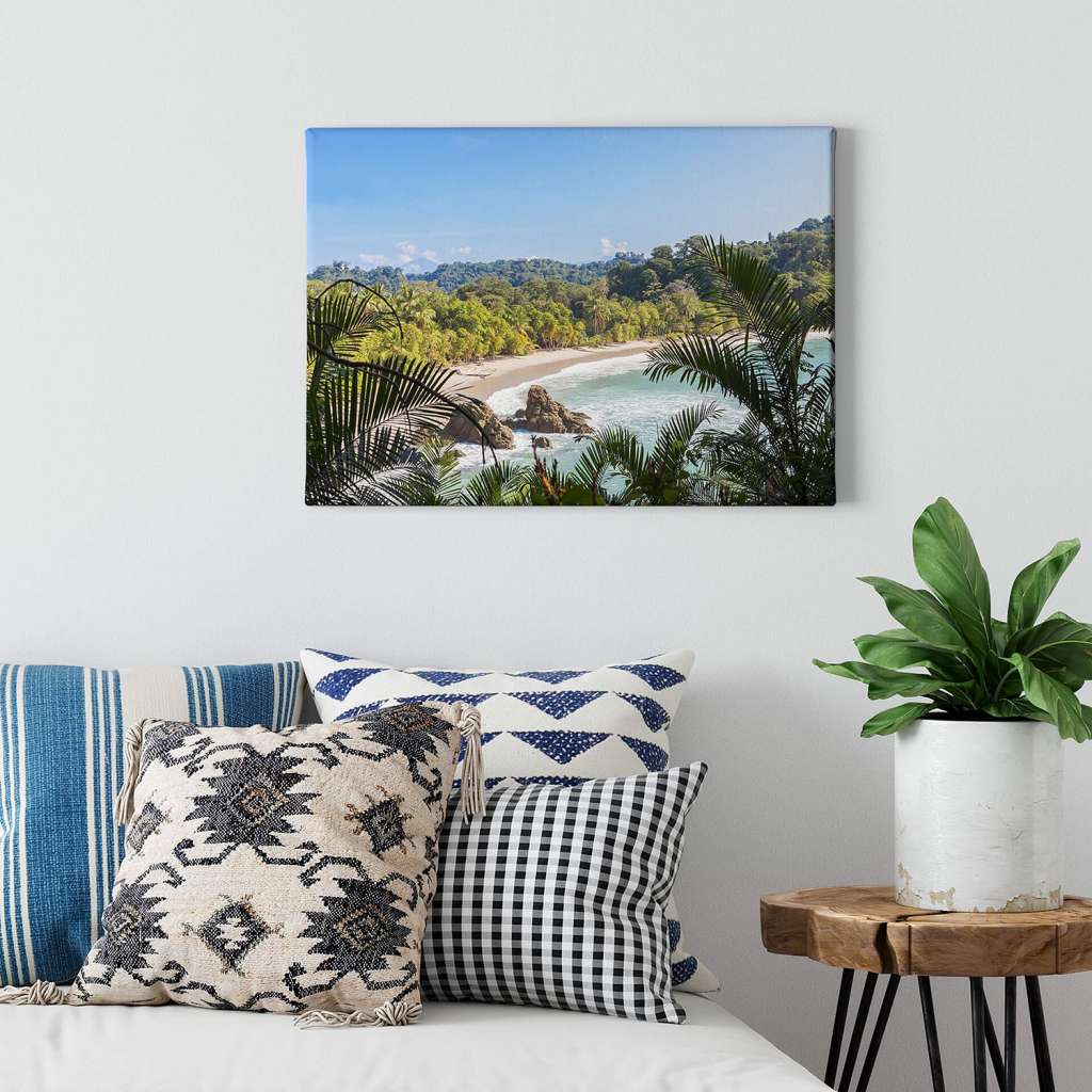 home24 Leinwandbild Strand Meer Costa Rica