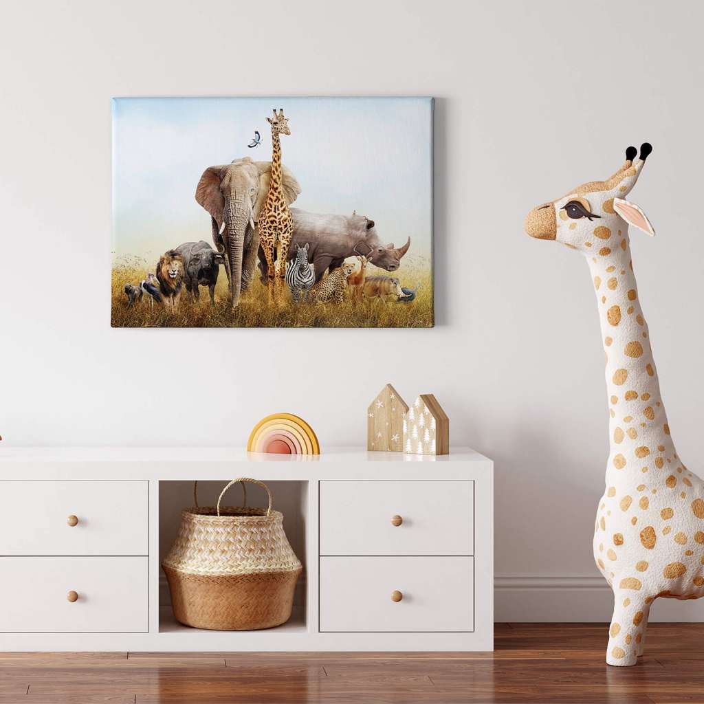home24 Leinwandbild Tiere African Animals
