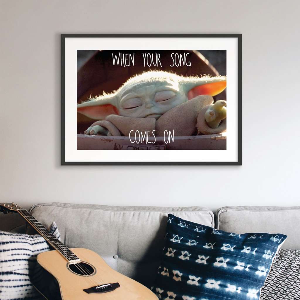 home24 Wandbild Mandalorian The Child Music