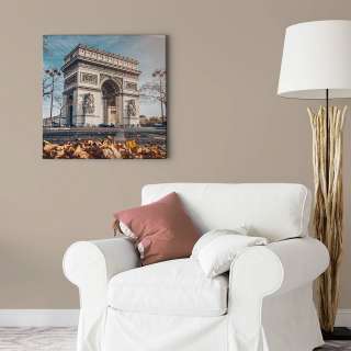 home24 Leinwandbild Paris Arc De Triomphe