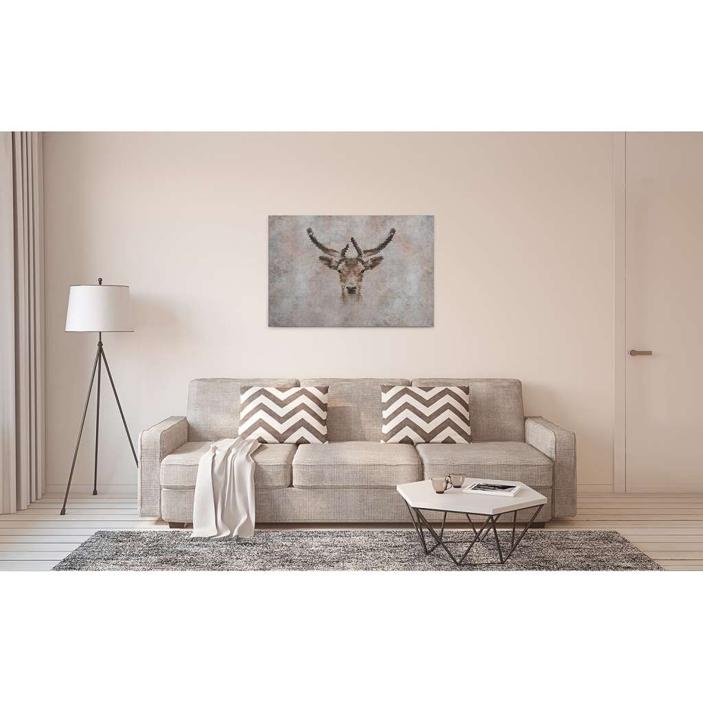 home24 Leinwandbild Deer und Big Three