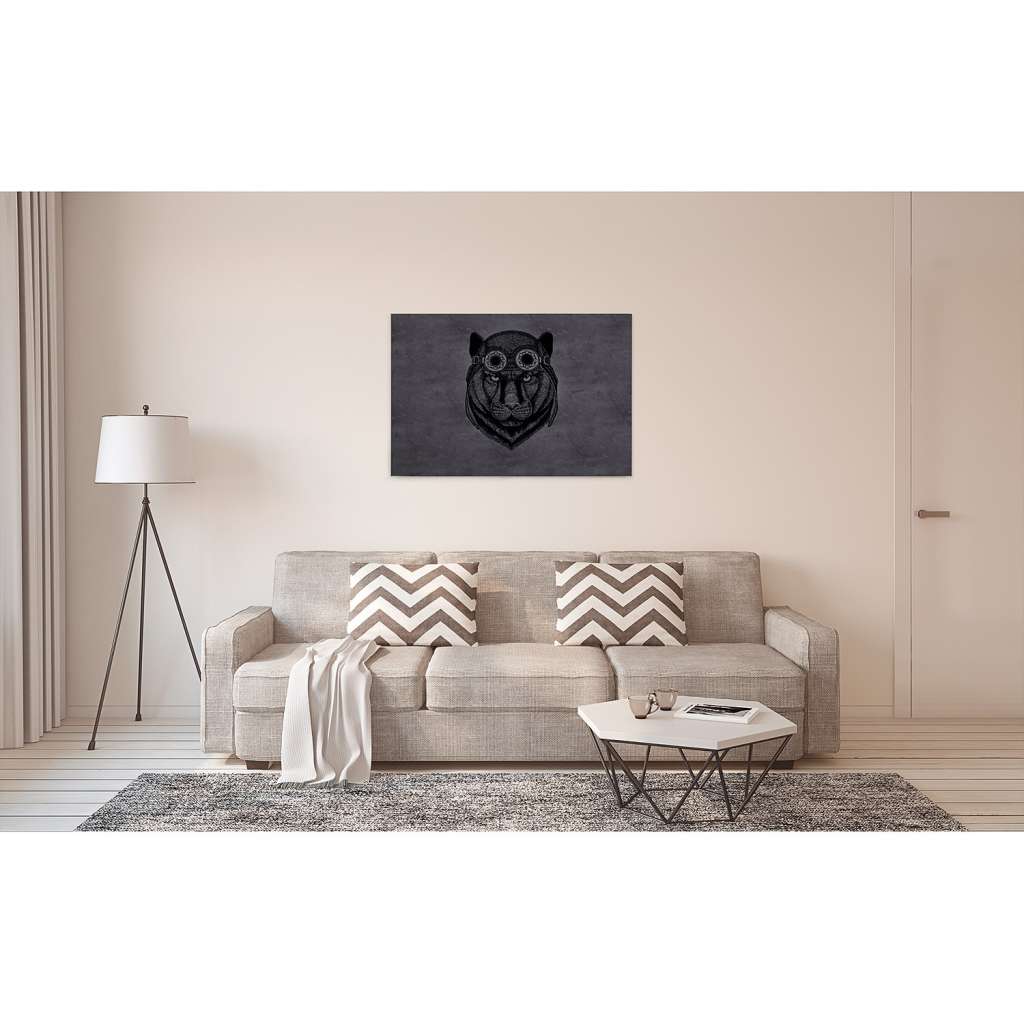 home24 Leinwandbild Tiere Panther