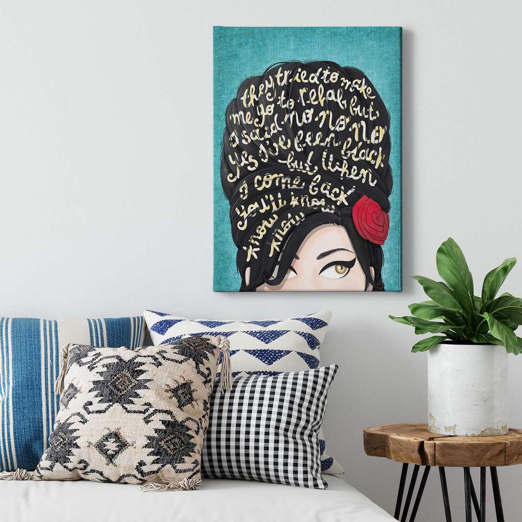 home24 Leinwandbild Amy Winehouse